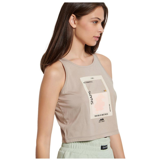 Bodytalk Γυναικεία αμάνικη μπλούζα Crop Top Bodytalk Γυναικεία αμάνικη μπλούζα Crop Top